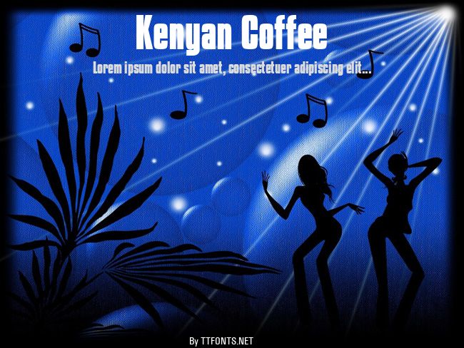 Kenyan Coffee example
